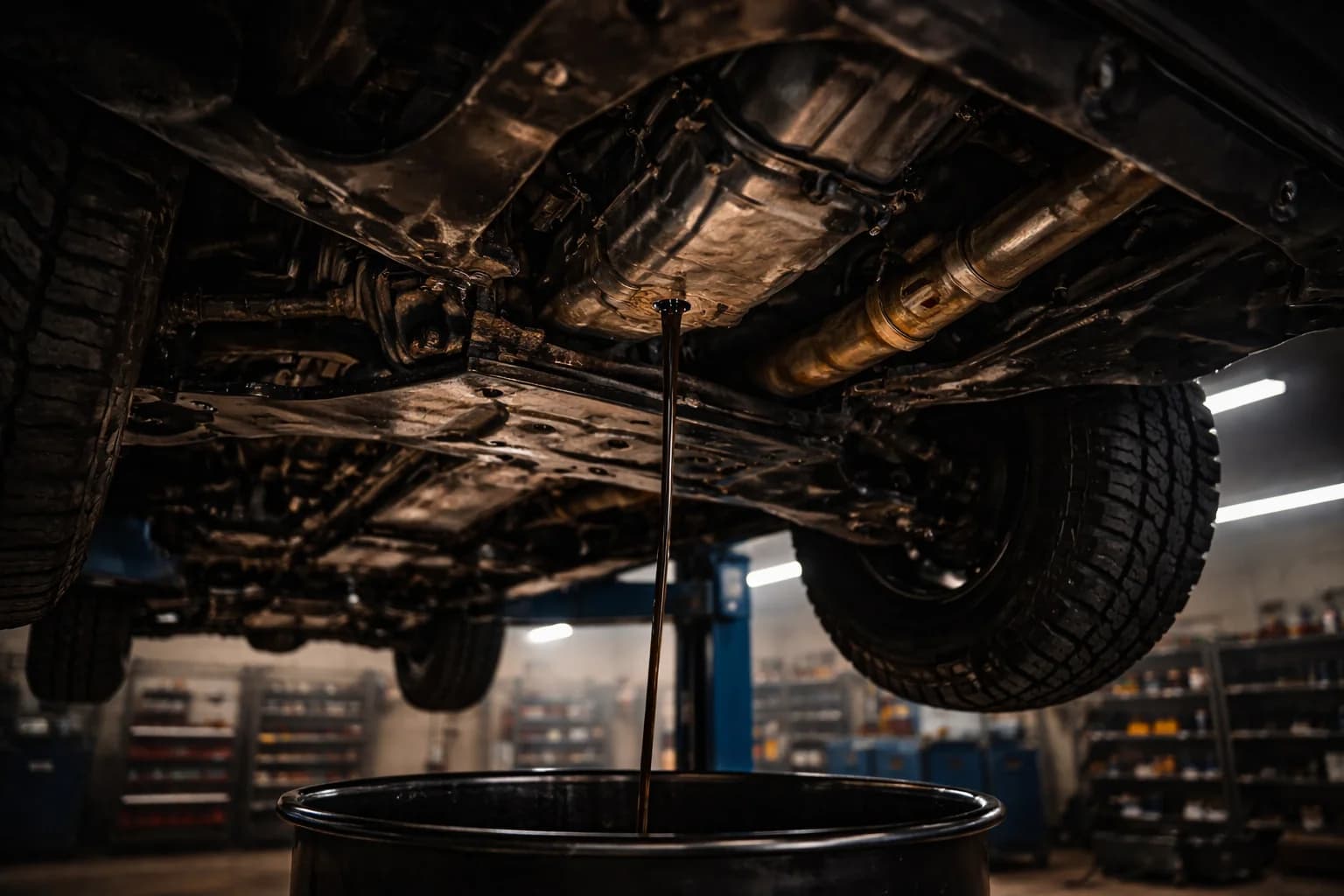 Full synthetic oil change service